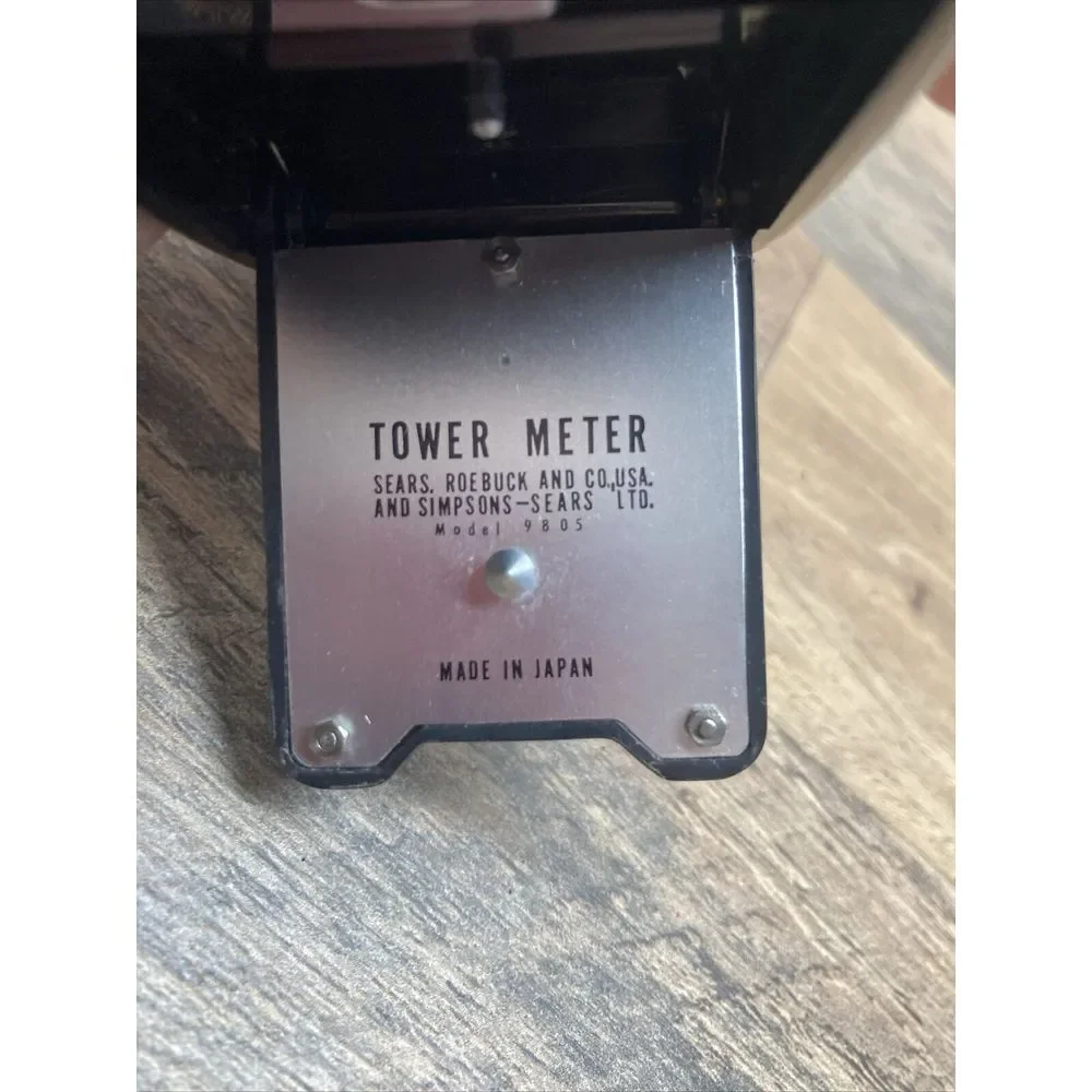 SEARS/SIMPSONS TOWER METER light/exposure MODEL 9805‎